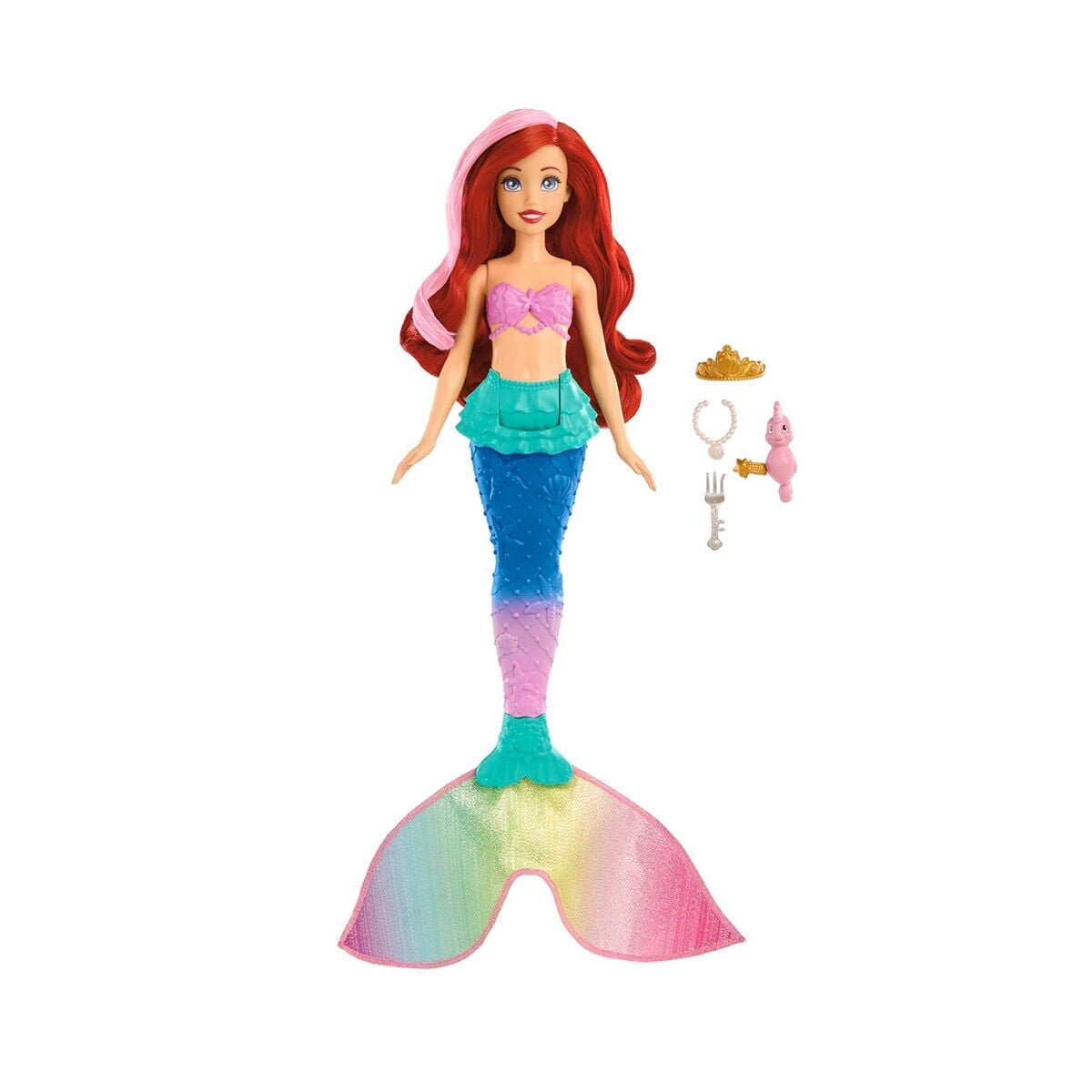 Hpd43 Disney Prensesi Ariel Yüzen Ve Renk Değiştiren Küçük Deniz Kızı