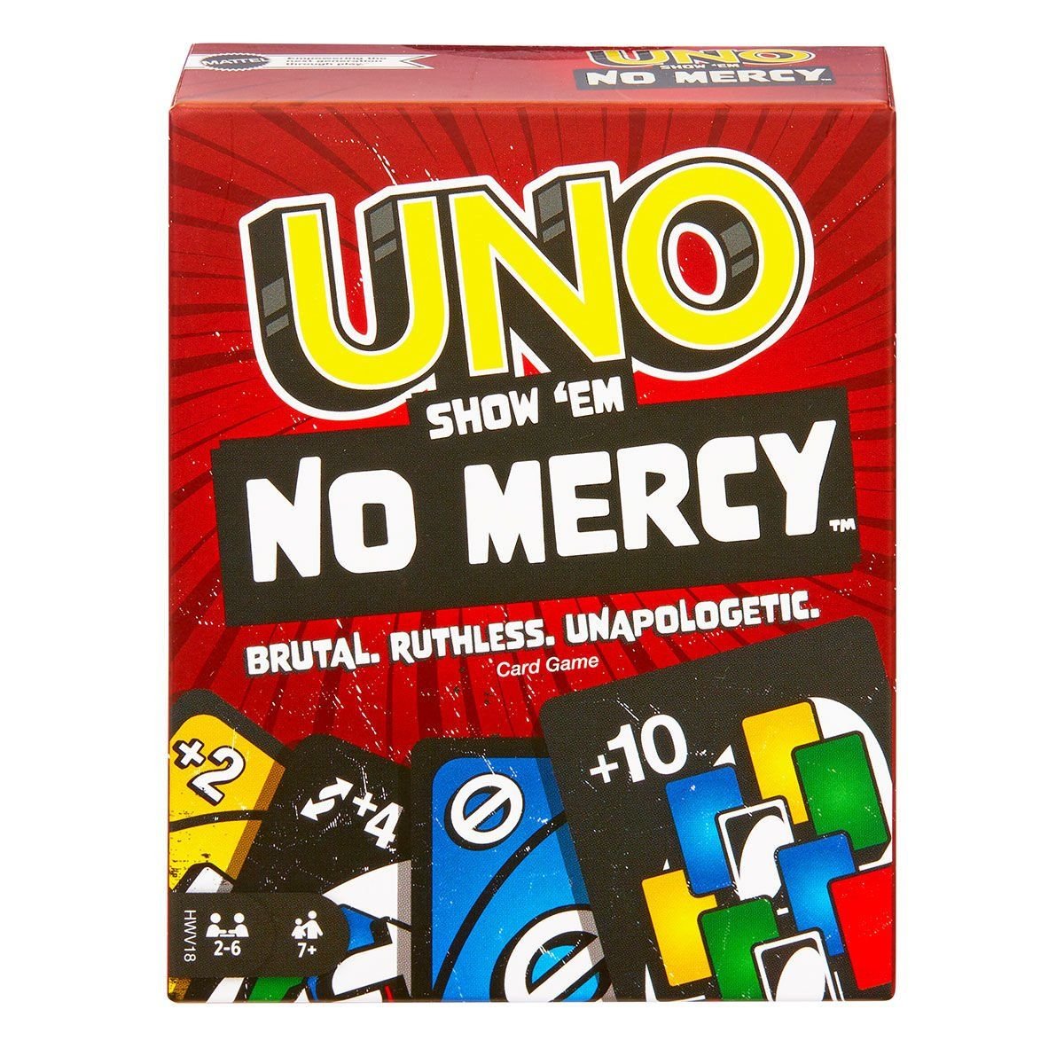 Mattel-Hwv18 Uno No Mercy Kartlar +7 Yaş-Kutu Oyunları-1-Milagron.com