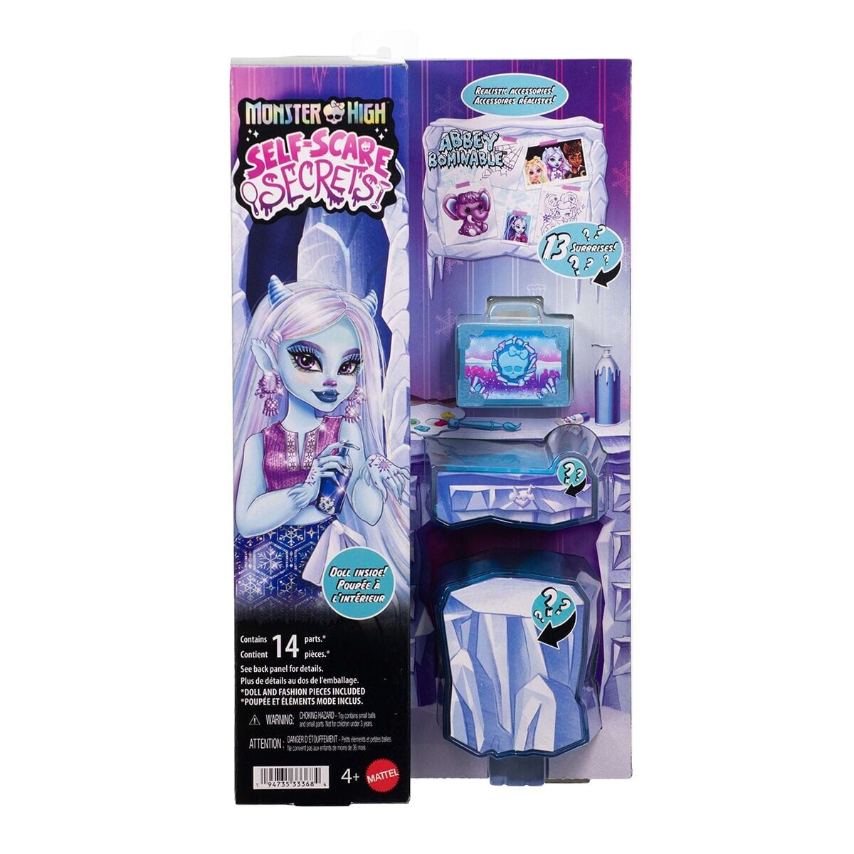 Jhk44 Monster High - Abbey Bominable Self-Scare Secrets Wave
