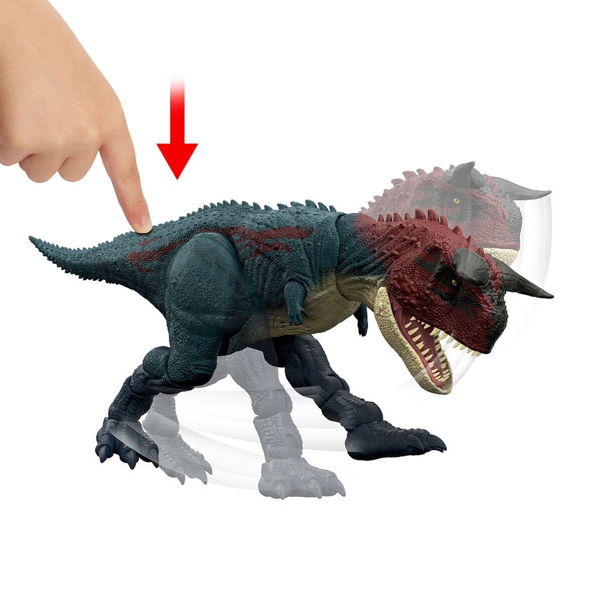 Jkg85 Jurassic World Carnotaurus Figürü