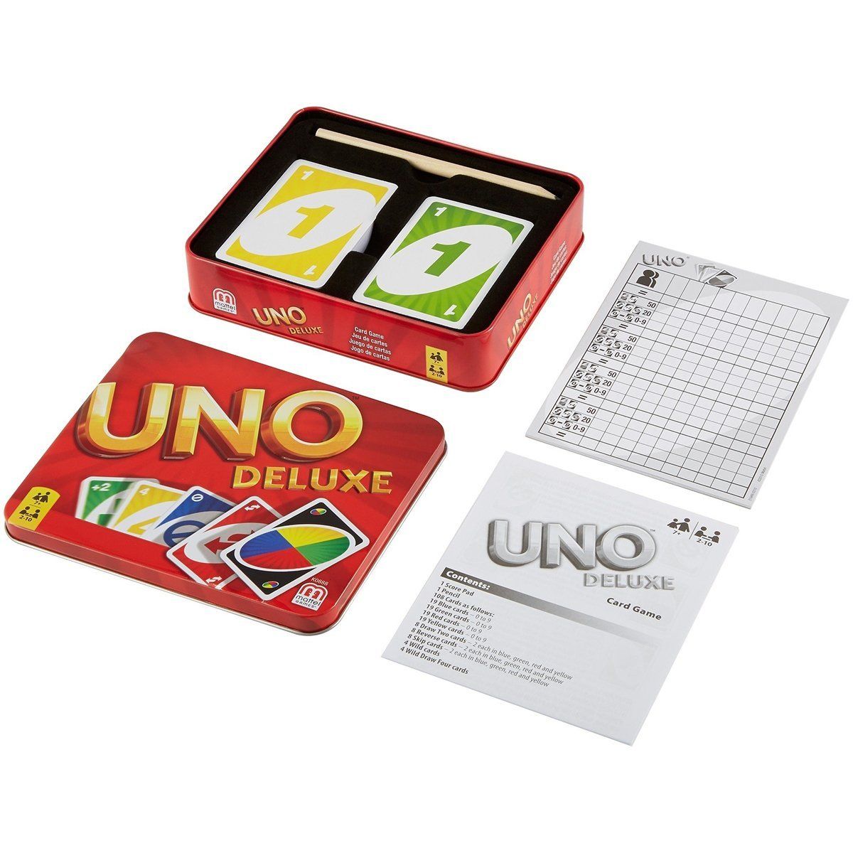 Mattel-K0888 Uno Deluxe Kartlar / +7 Yaş-Oyuncak-3-Milagron.com