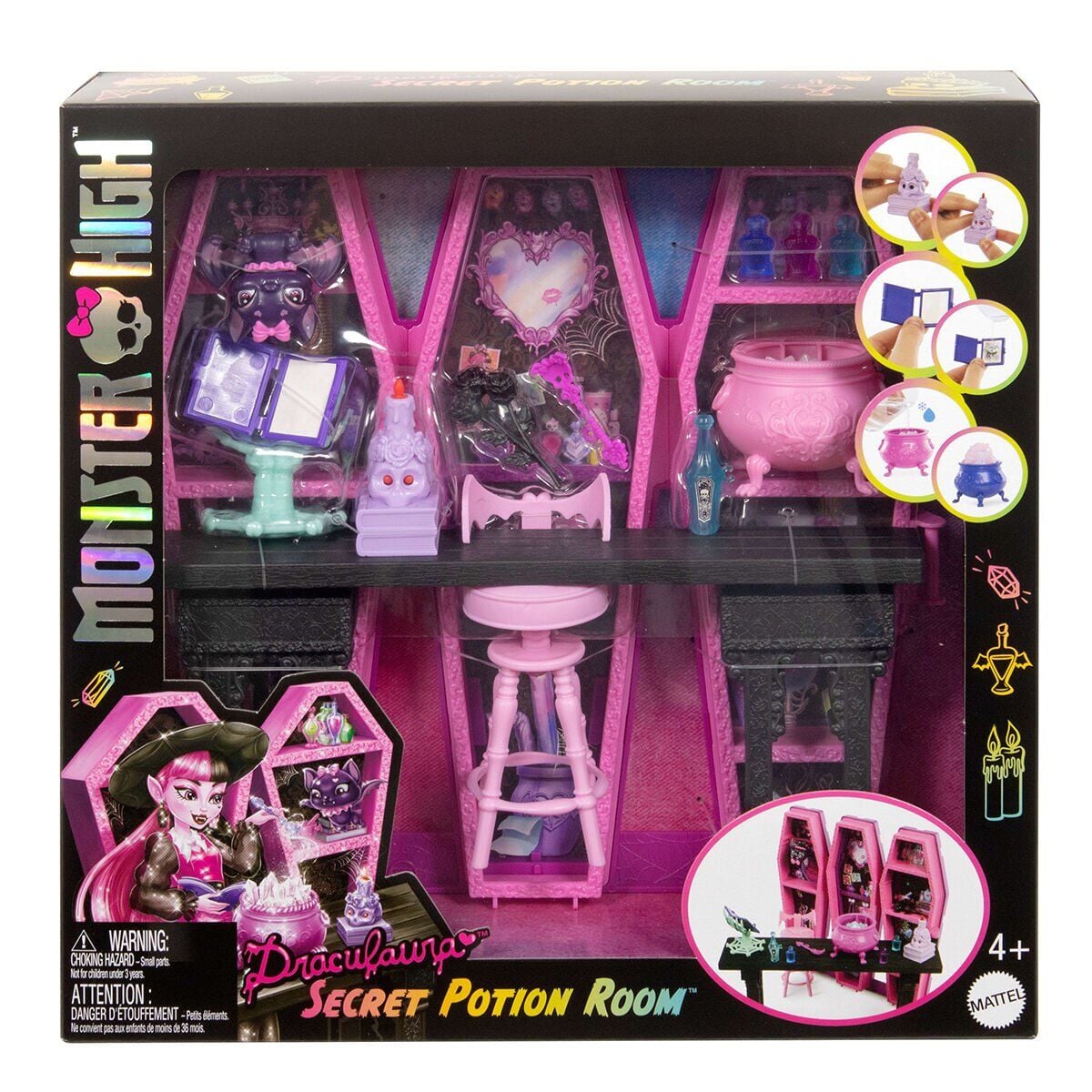 Jbf15 Monster High Draculaura'Nın Gizemli İKsirler Odası