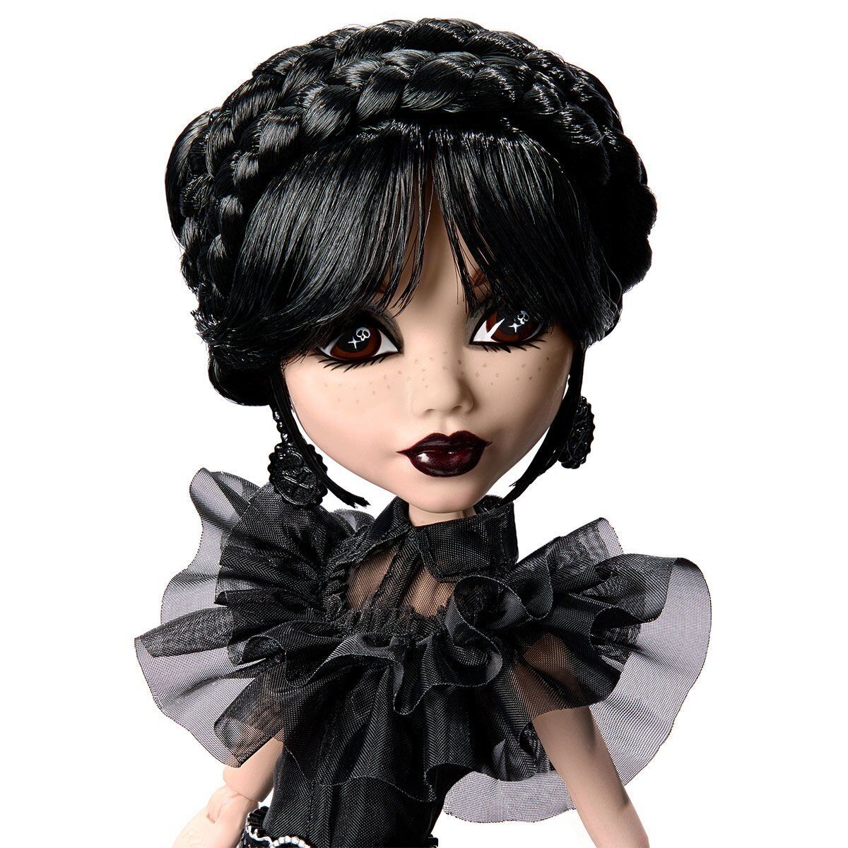 Hxj03 Monster High Wednesday Balo Elbiseli Bebek