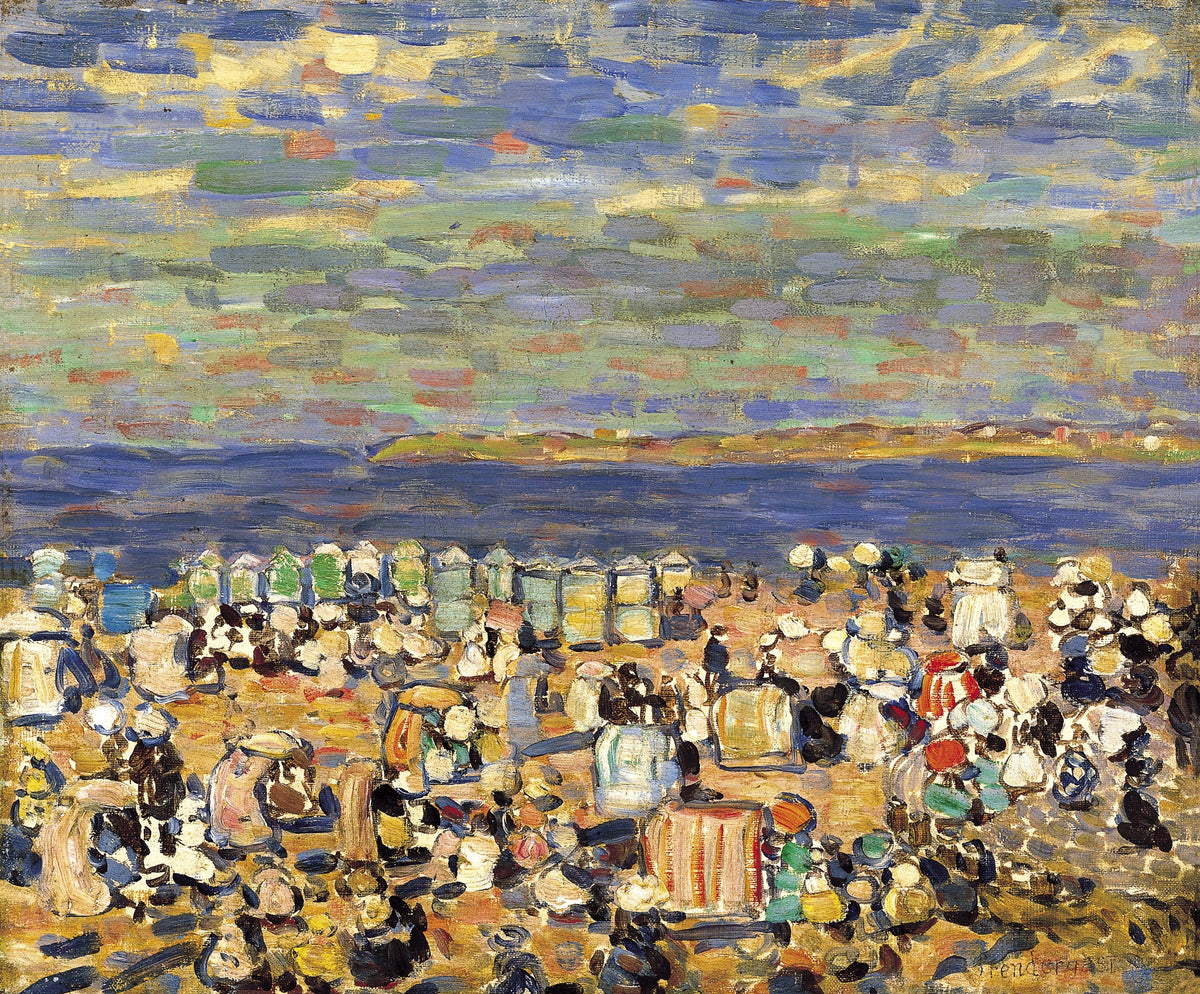 Maurice Prendergast - Saint-Malo Plajı