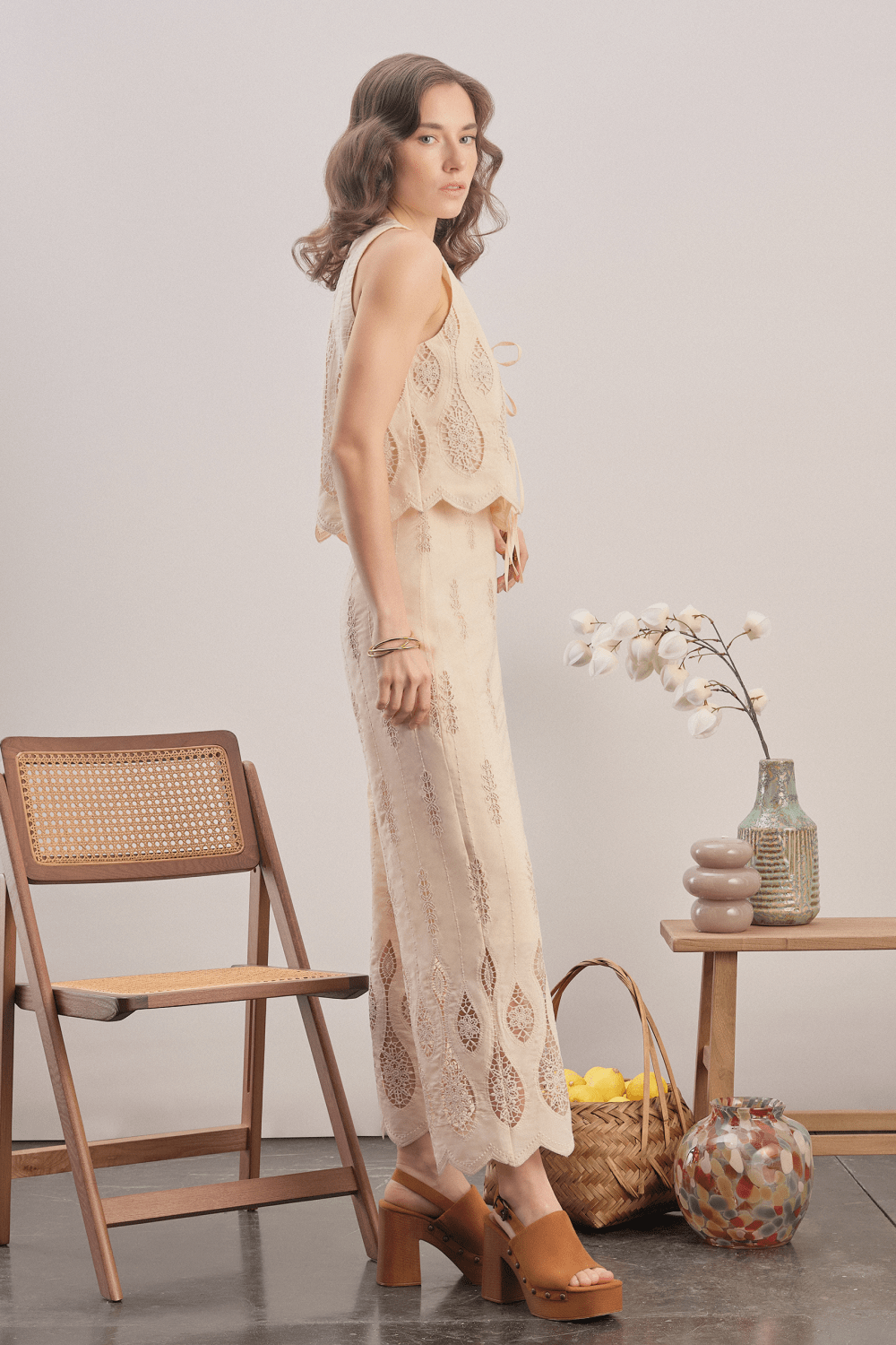 Mavlo-Boho Nakışlı Pantolon-Pantolon-4-Milagron.com