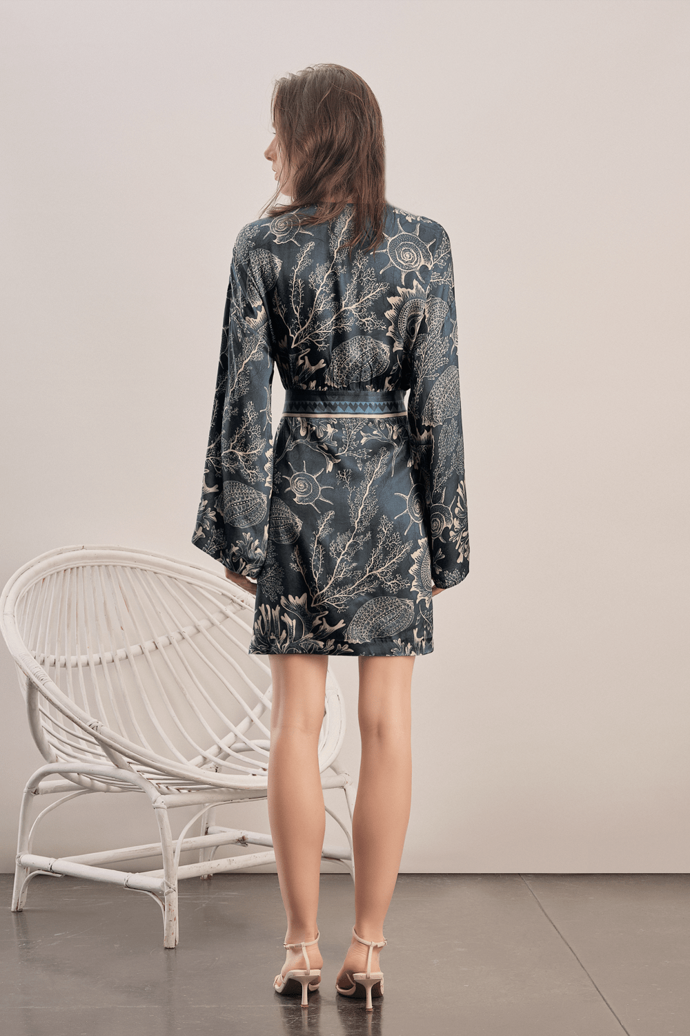 Mavlo-Marine Mini Elbise-Elbise-4-Milagron.com