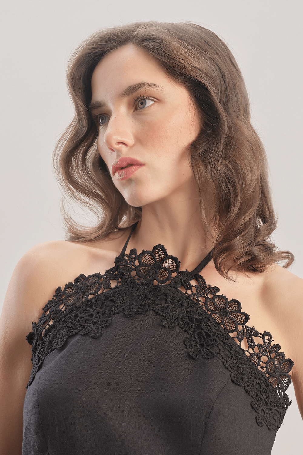 Mavlo-Midnight Bloom Nakışlı Top-Top-2-Milagron.com