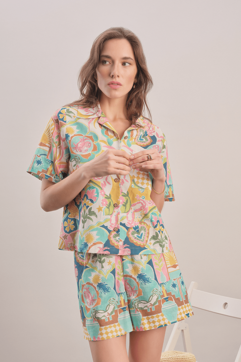 Mavlo-Morocco Keten Gömlek-Gömlek-3-Milagron.com