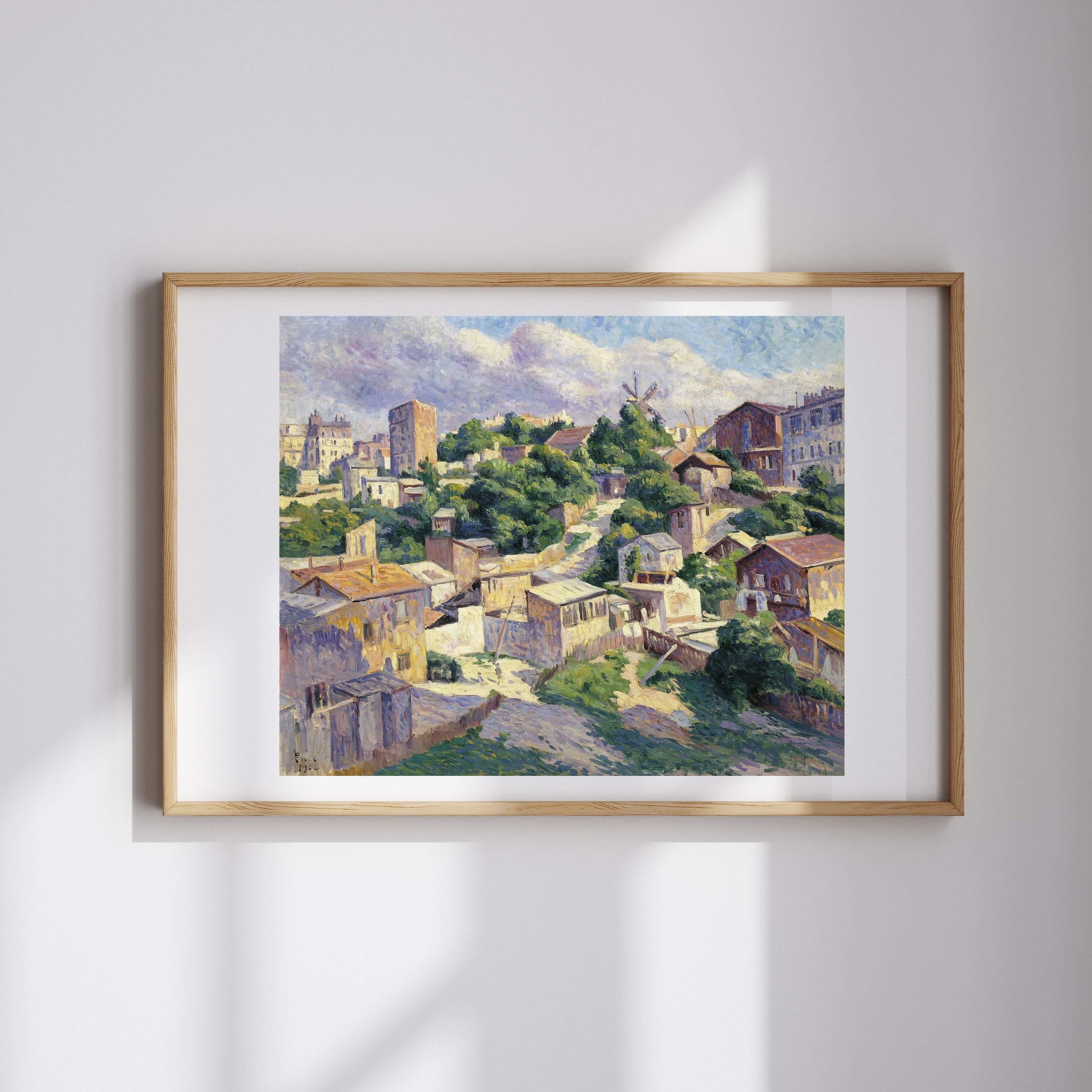 Maximilien Luce - Montmartre’Da Çalılık