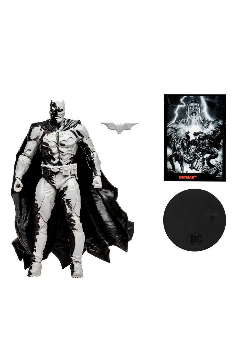 McFarlane Toys-DC Comics: Batman Line Art Variant Action Figure with Black Adam Comic-Figürler-2-Milagron.com