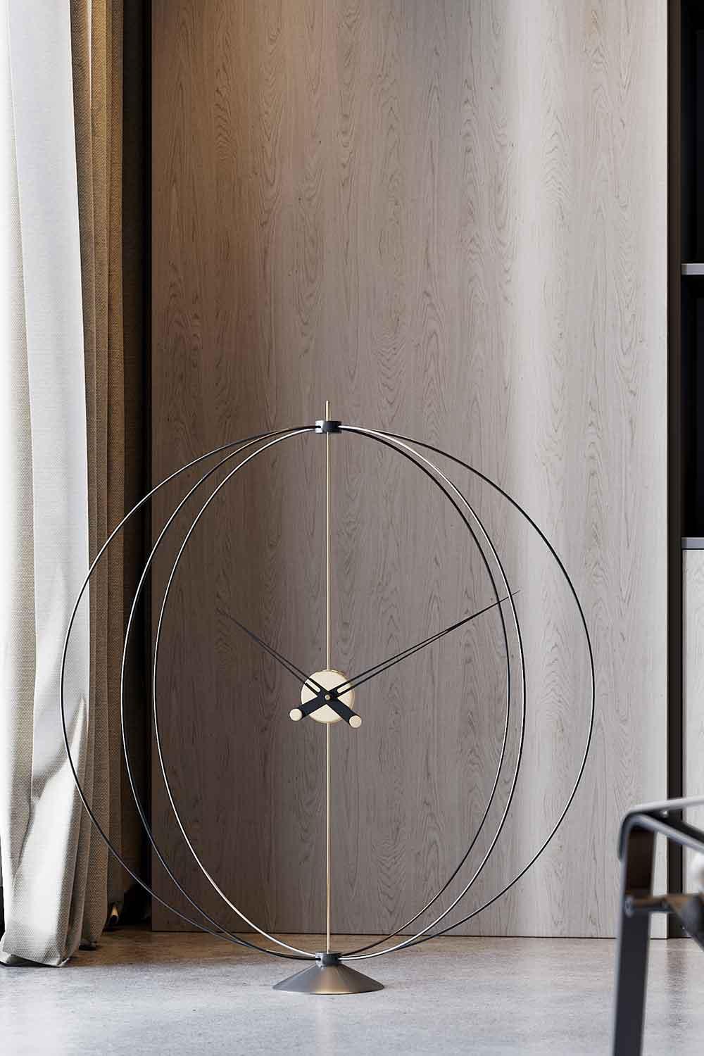 Mclocks-Atom 90 Dekoratif masa saati-Duvar Saati-2-Milagron.com