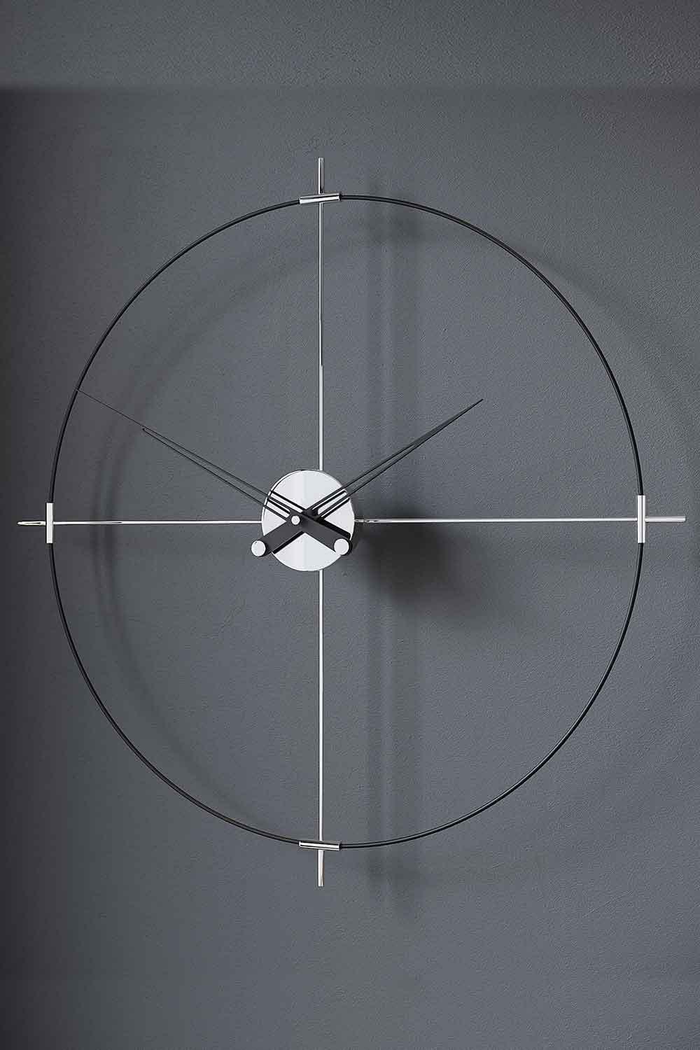 Mclocks-Eternal 60 Silver Dekoratif Duvar Saati-Duvar Saati-2-Milagron.com