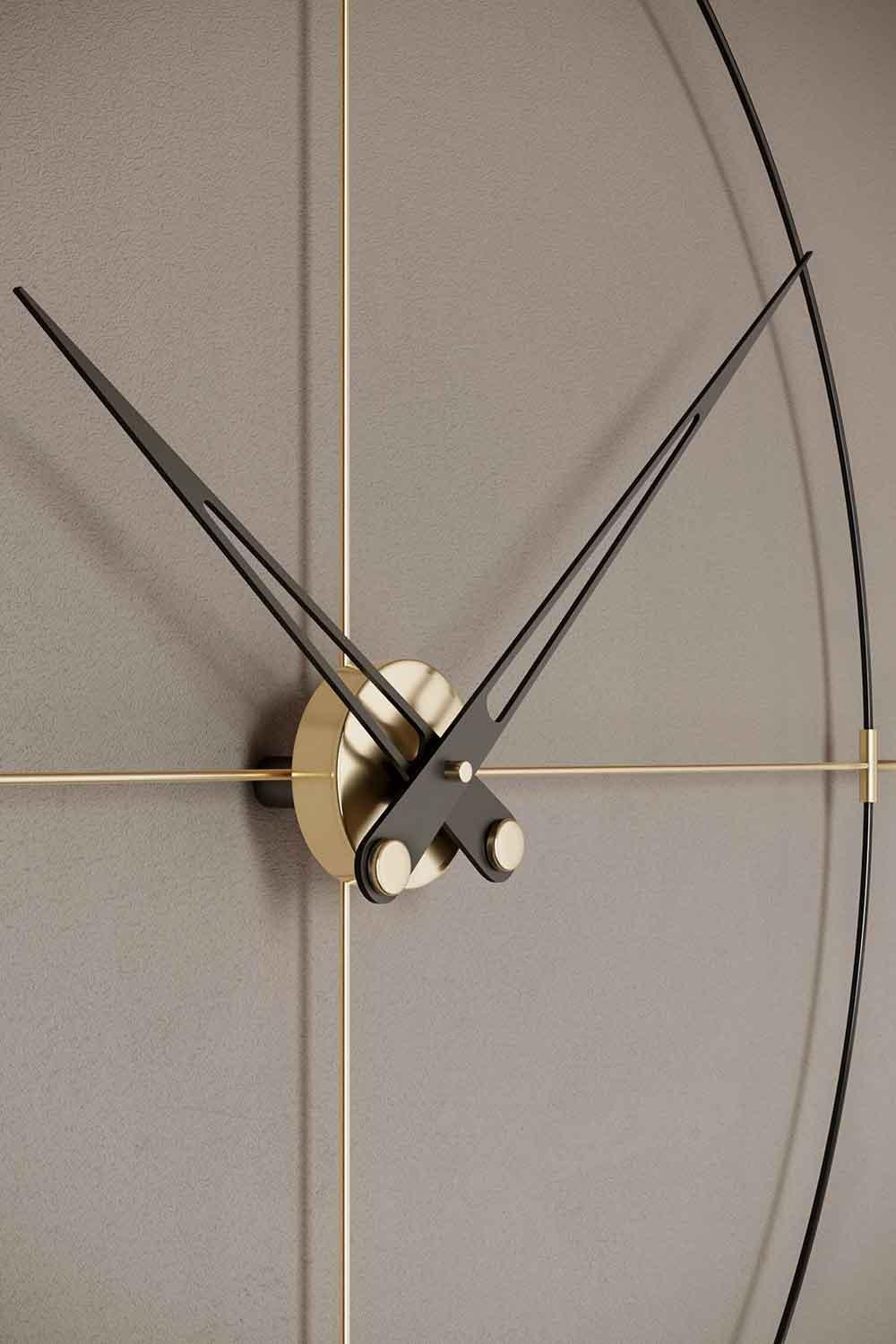 Mclocks-Eternal 90 Gold Dekoratif duvar saati-Duvar Saati-3-Milagron.com