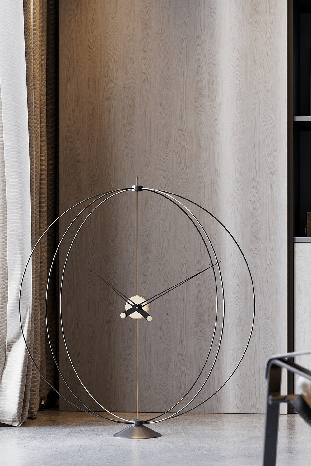 Mclocks-Mcloks Atom 90 Dekoratif Masa Saati-Masa Saati-1-Milagron.com