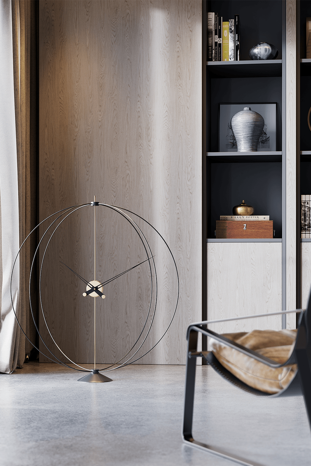 Mclocks-Mcloks Atom 90 Dekoratif Masa Saati-Masa Saati-2-Milagron.com