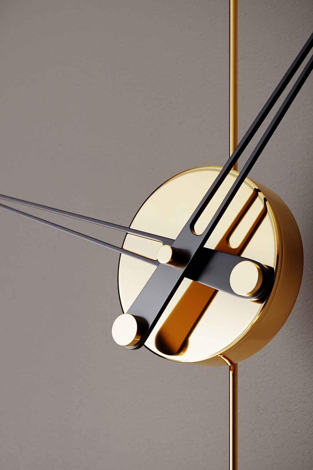 Mclocks-Pendulumplus 60 gold Dekoratif duvar saati-Duvar Saati-3-Milagron.com