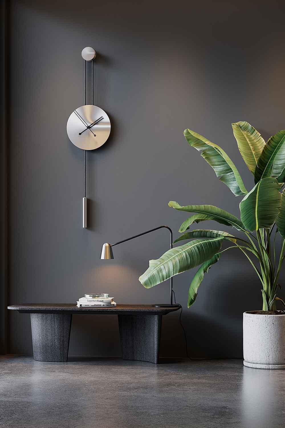 Mclocks-Serenity 30 krom Dekoratif duvar saati-Duvar Saati-1-Milagron.com