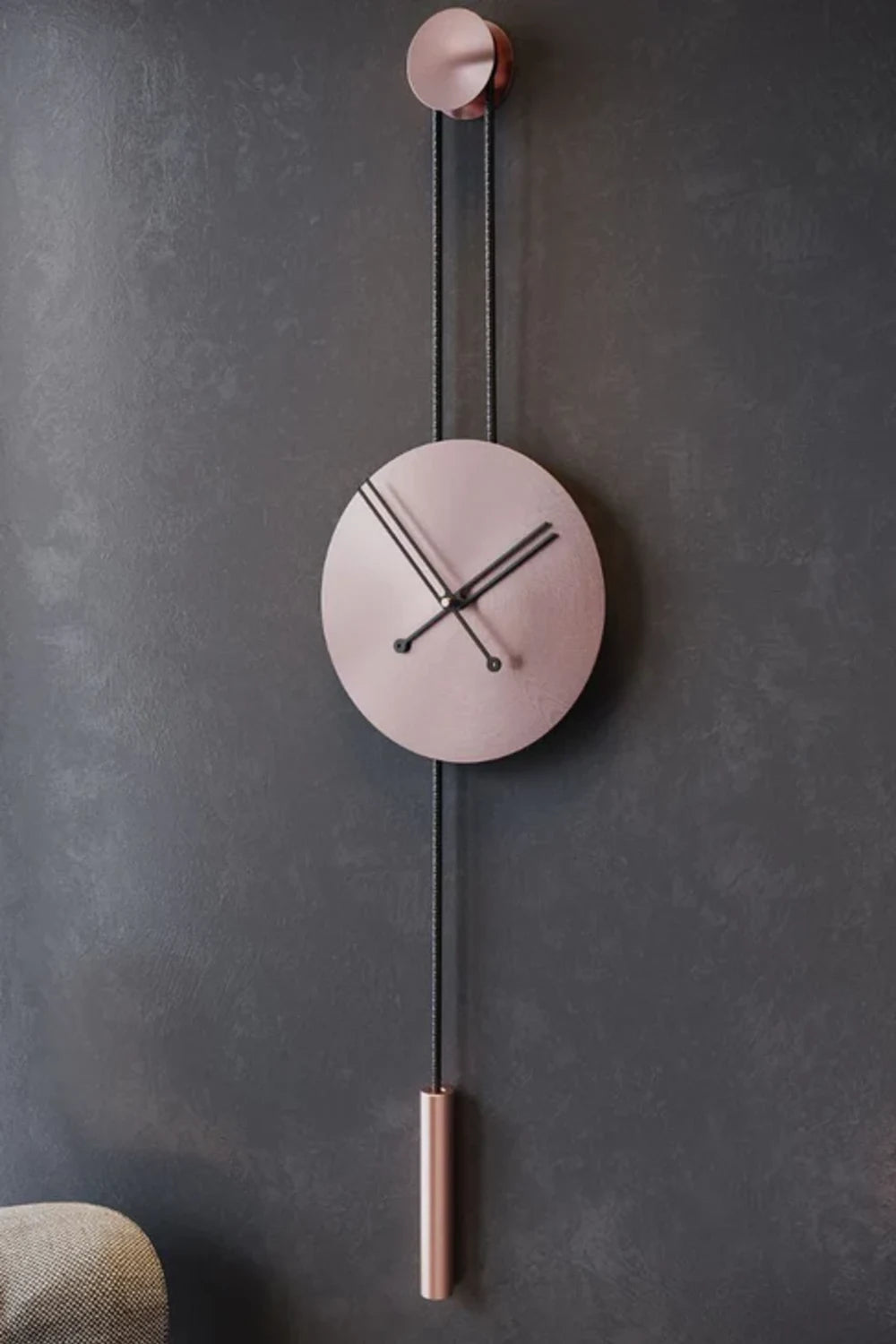 Mclocks-Serenity 30 mat gold Dekoratif duvar saati-Duvar Saati-4-Milagron.com