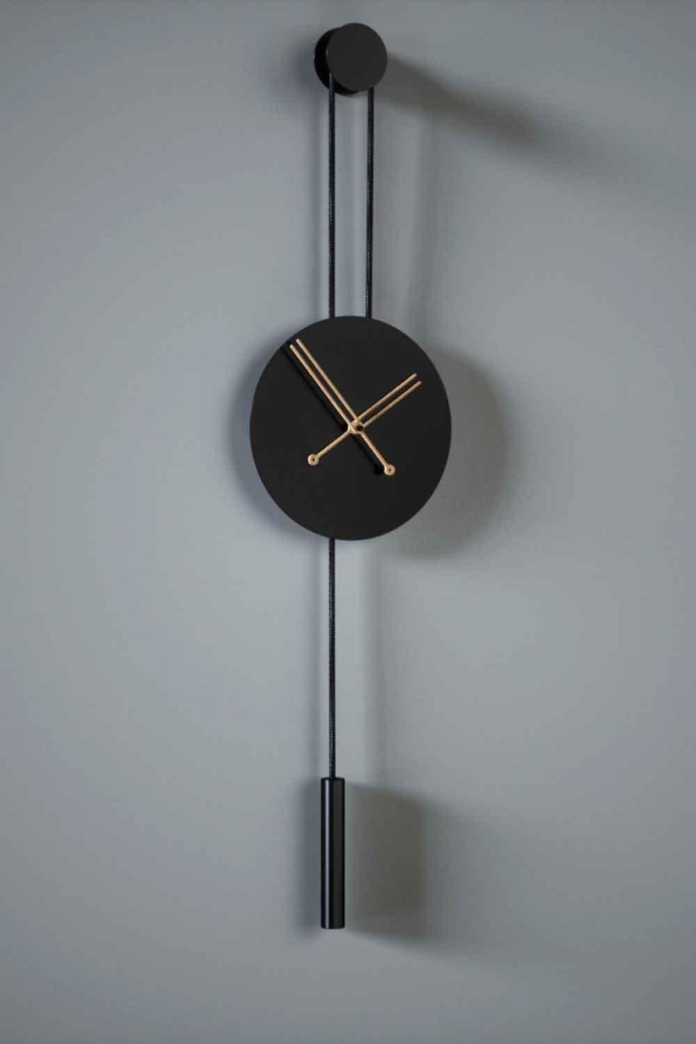 Mclocks-Serenity 30 siyah Dekoratif duvar saati-Duvar Saati-1-Milagron.com