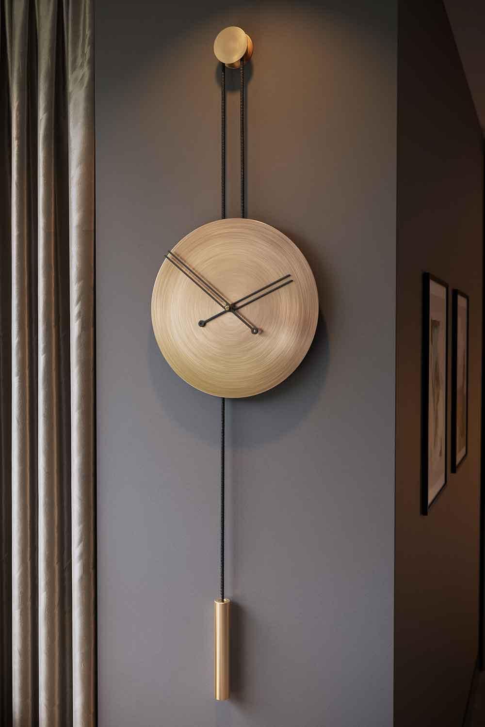 Mclocks-Serenity 45 antik gold Dekoratif duvar saati-Duvar Saati-2-Milagron.com