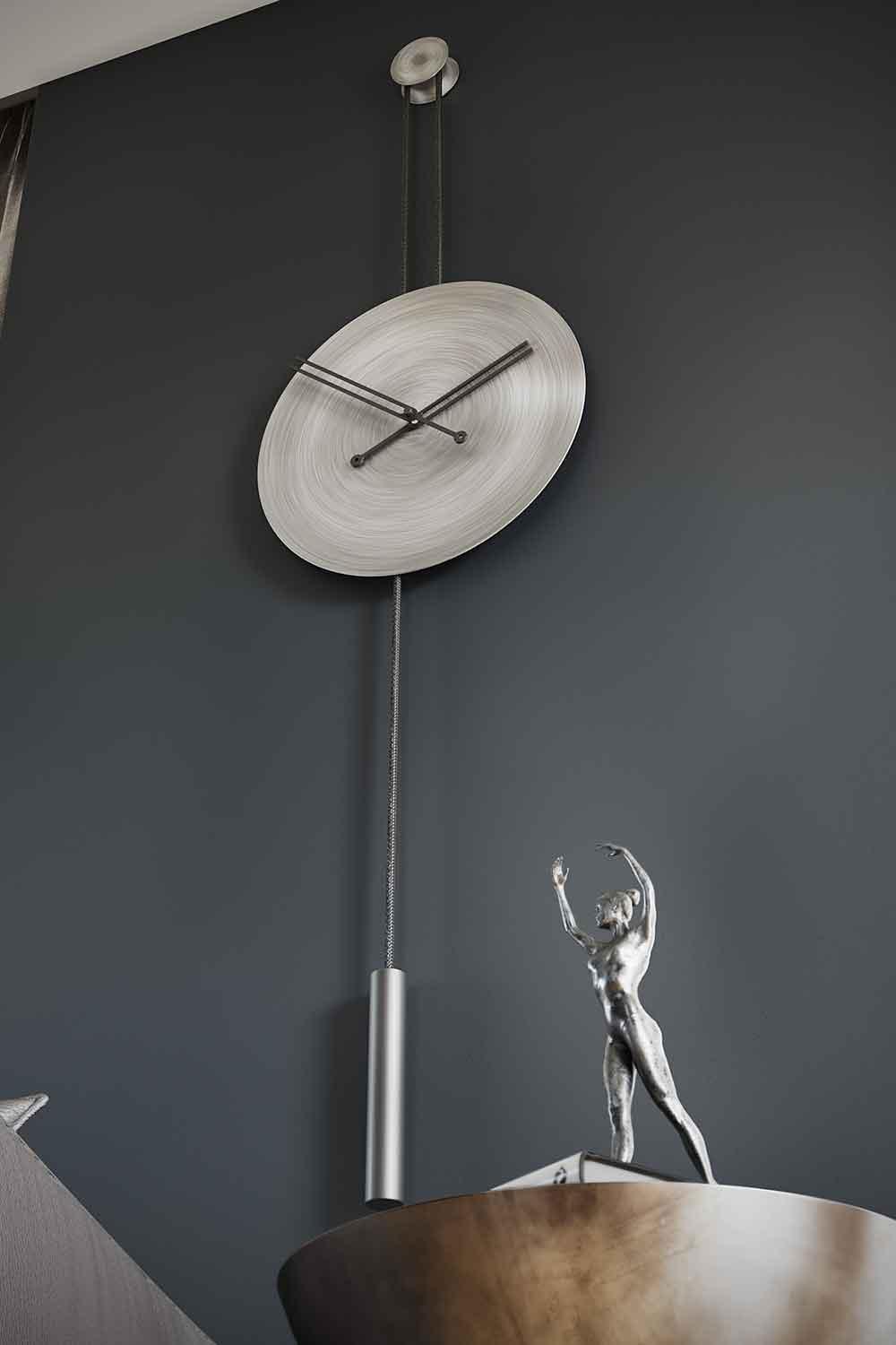 Mclocks-Serenity 45 antik krom Dekoratif duvar saati-Duvar Saati-3-Milagron.com