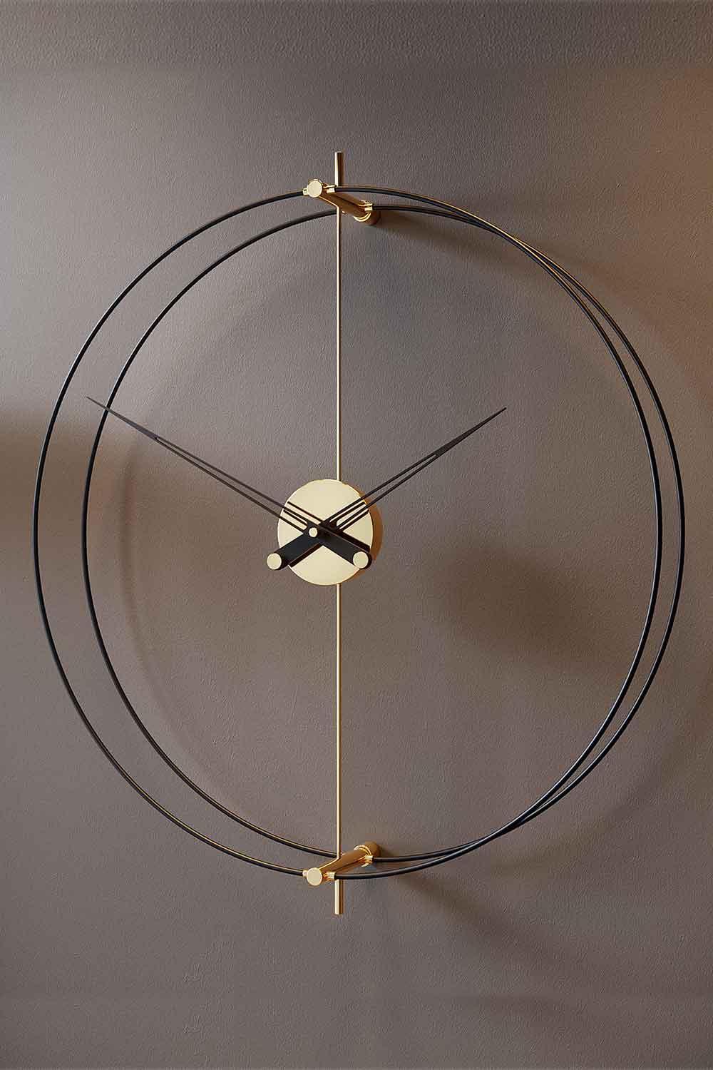 Mclocks-Timeles simple 60 Dekoratif duvar saati-Duvar Saati-2-Milagron.com