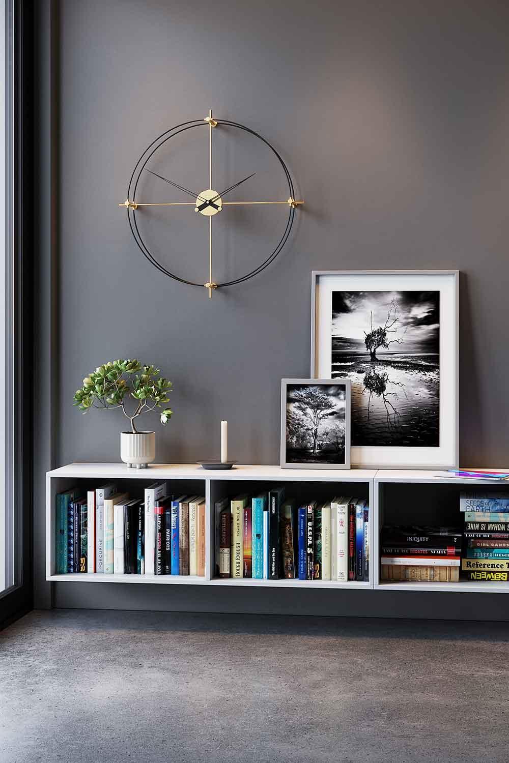 Mclocks-Timeless 60 Dekoratif duvar saati-Duvar Saati-1-Milagron.com