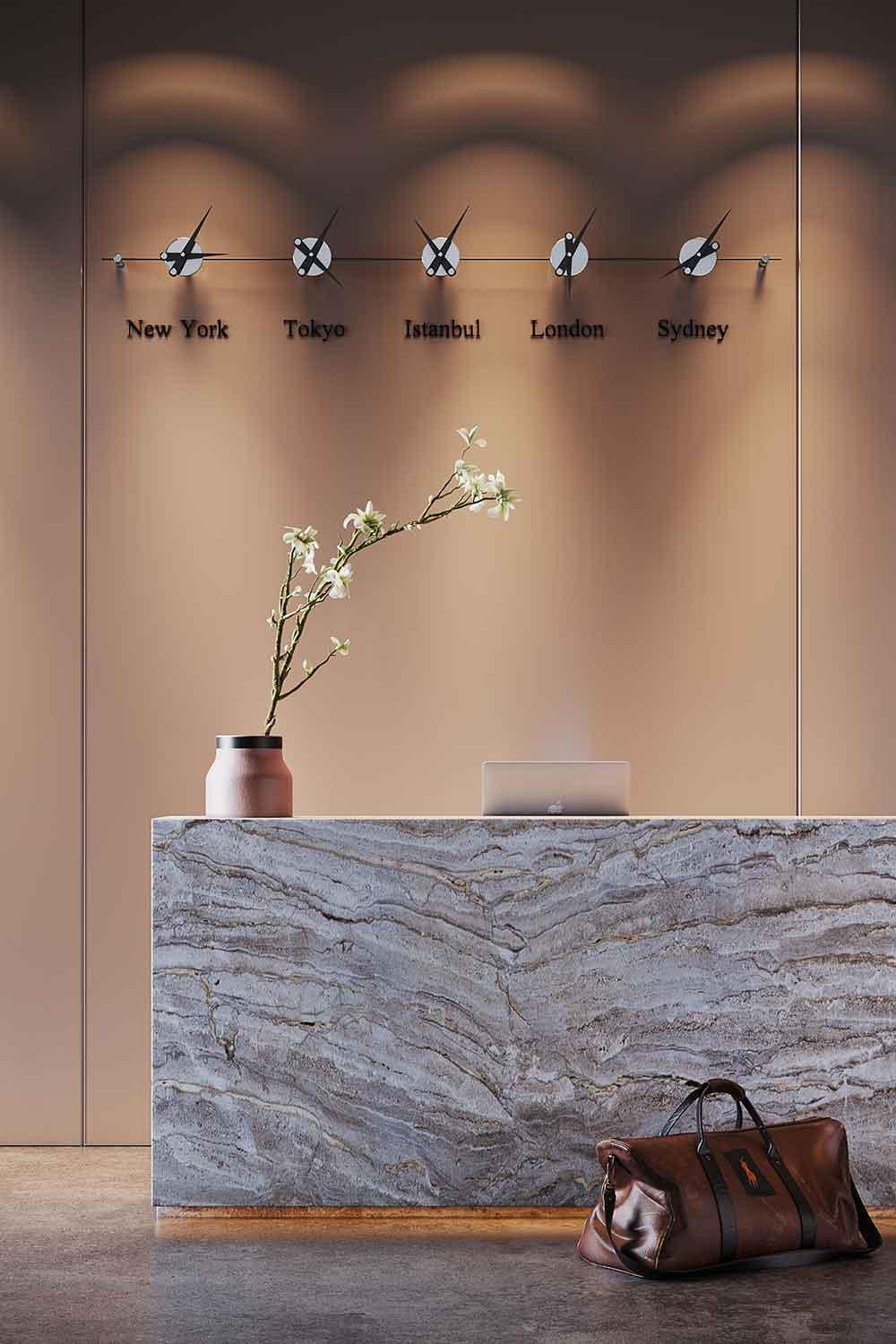 Mclocks-Worldclock 5 Dekoratif duvar saati-Duvar Saati-1-Milagron.com