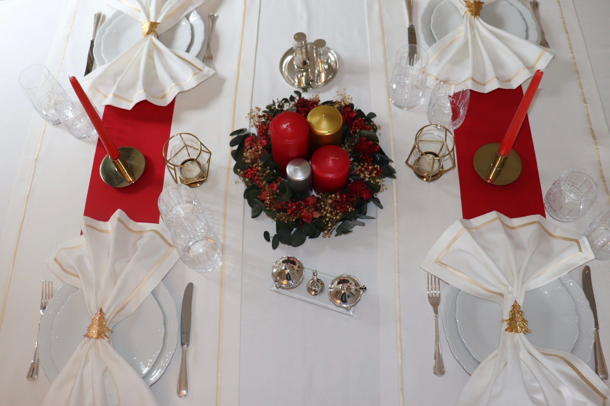 Meja Atelier-Christmas Gloria Runner-Sunum Aksesuarları-4-Milagron.com