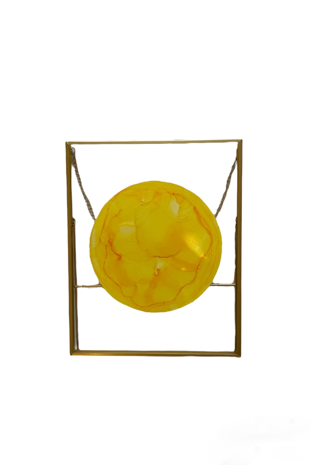 Melike Kara-'Manipura Çakra' Çerçeveli Tablo-Tablo-2-Milagron.com