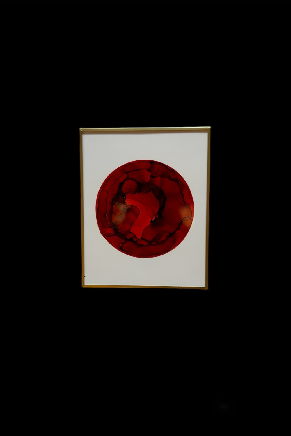 Melike Kara-'Muladhara Çakra' Çerçeveli Tablo-Tablo-3-Milagron.com