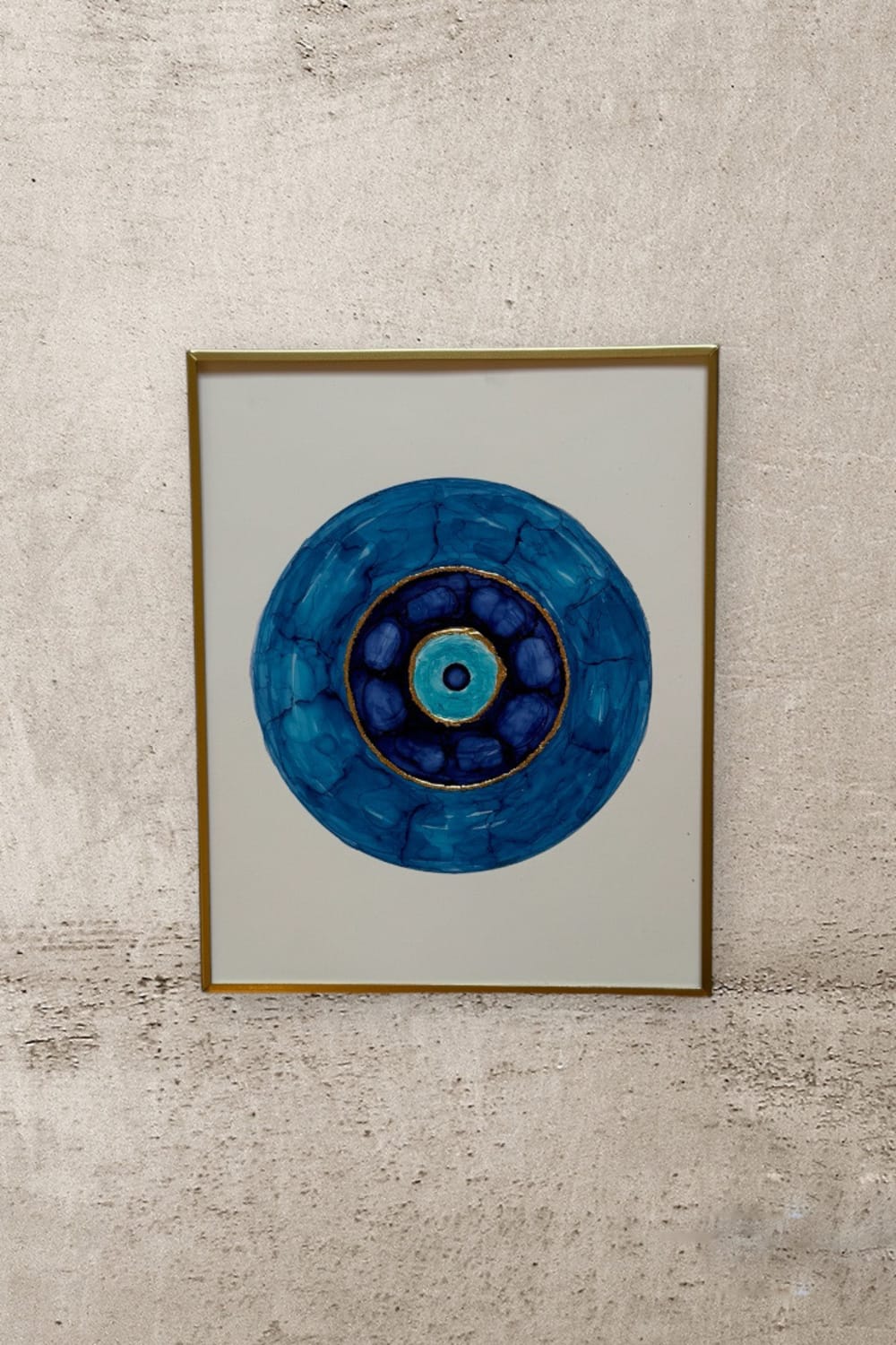 Melike Kara-'Soyut' Çerçeveli Tablo-Tablo-2-Milagron.com