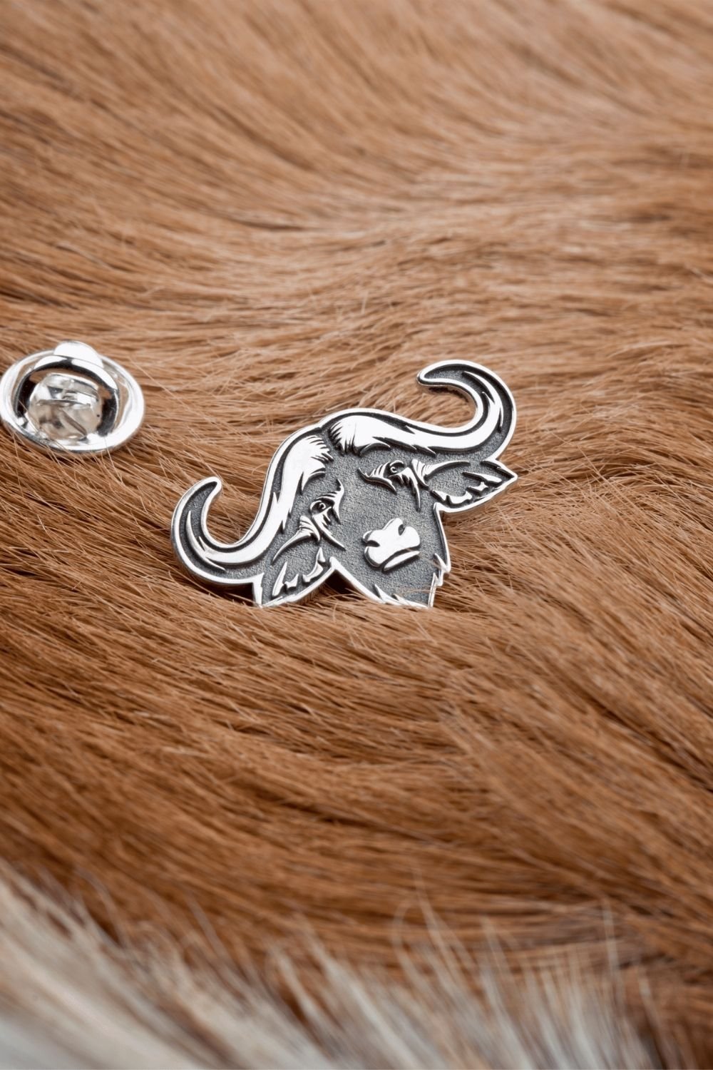 Melinka Accessories-Buffalo Gümüş Broş-Broş-2-Milagron.com