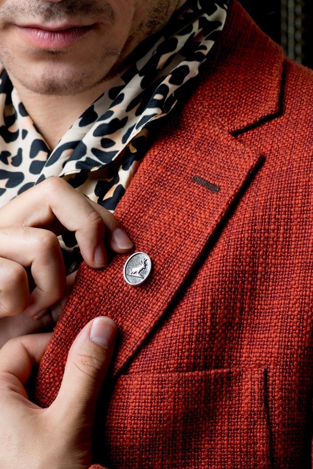 Melinka Accessories-Deer Gümüş Broş 01-Broş-3-Milagron.com