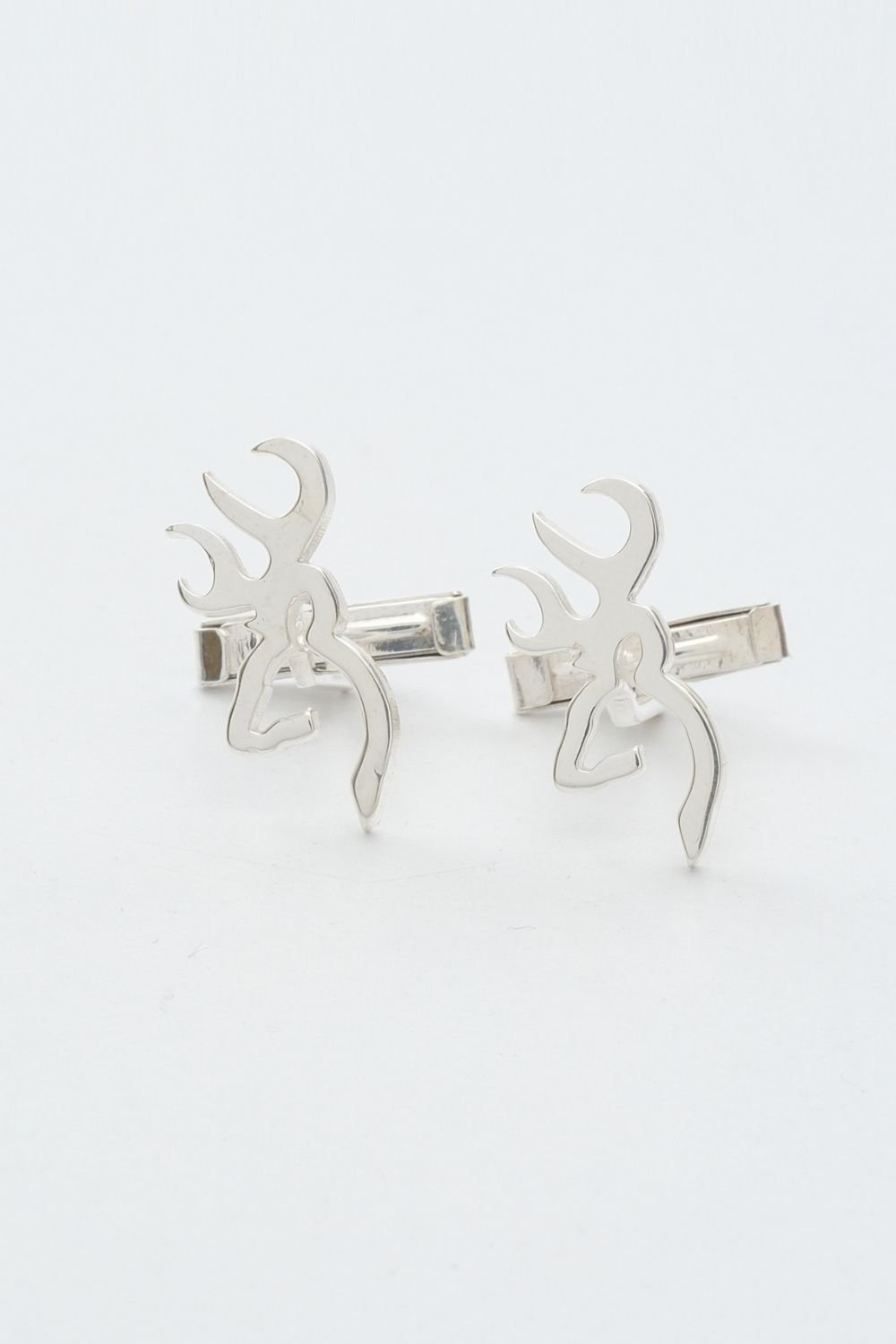 Melinka Accessories-Deer Gümüş Kol Düğmesi 01-Kol Düğmesi-1-Milagron.com