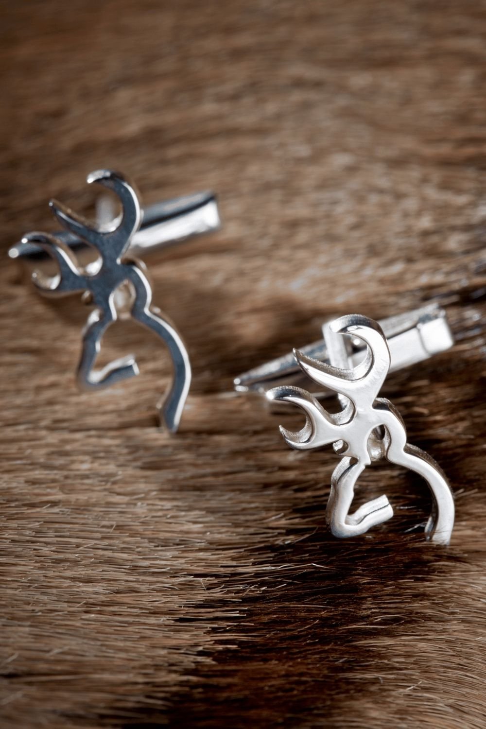 Melinka Accessories-Deer Gümüş Kol Düğmesi 01-Kol Düğmesi-2-Milagron.com