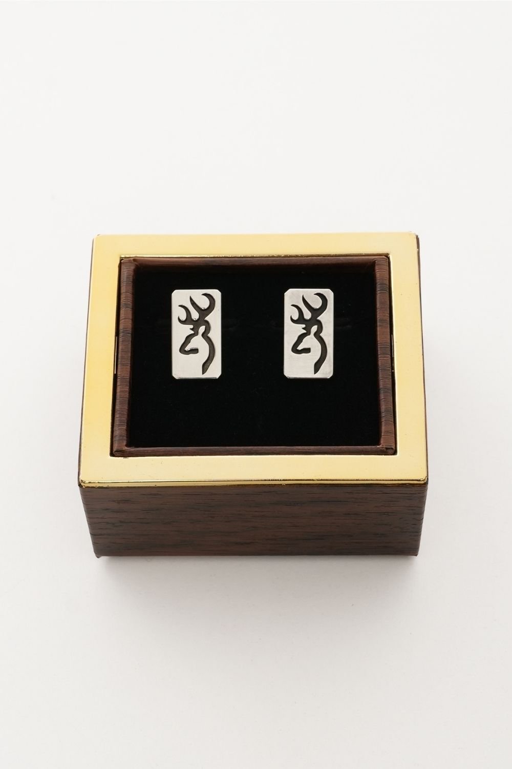 Melinka Accessories-Deer Gümüş Kol Düğmesi 02-Kol Düğmesi-5-Milagron.com