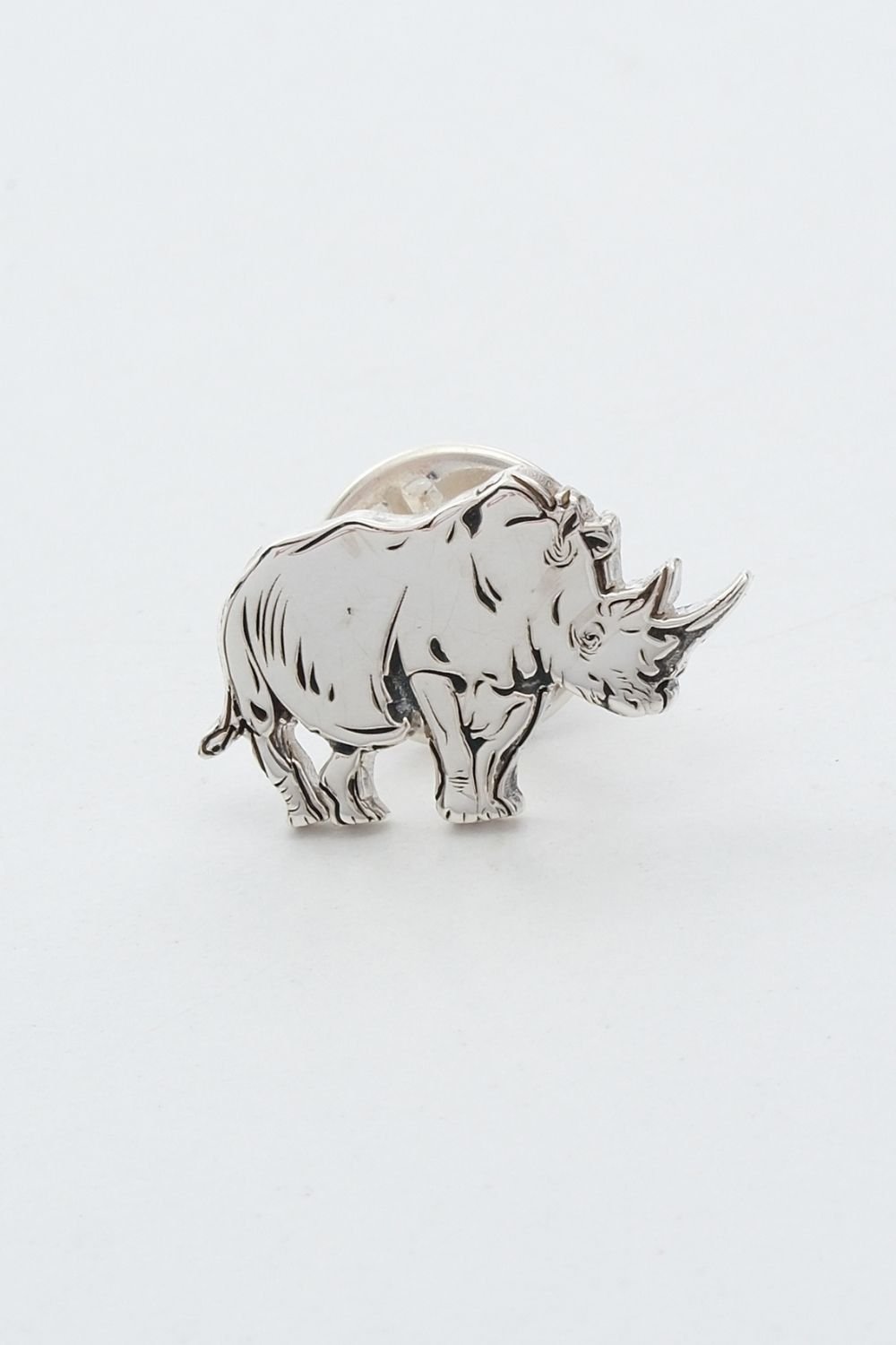 Melinka Accessories-Rhino Gümüş Broş-Broş-1-Milagron.com