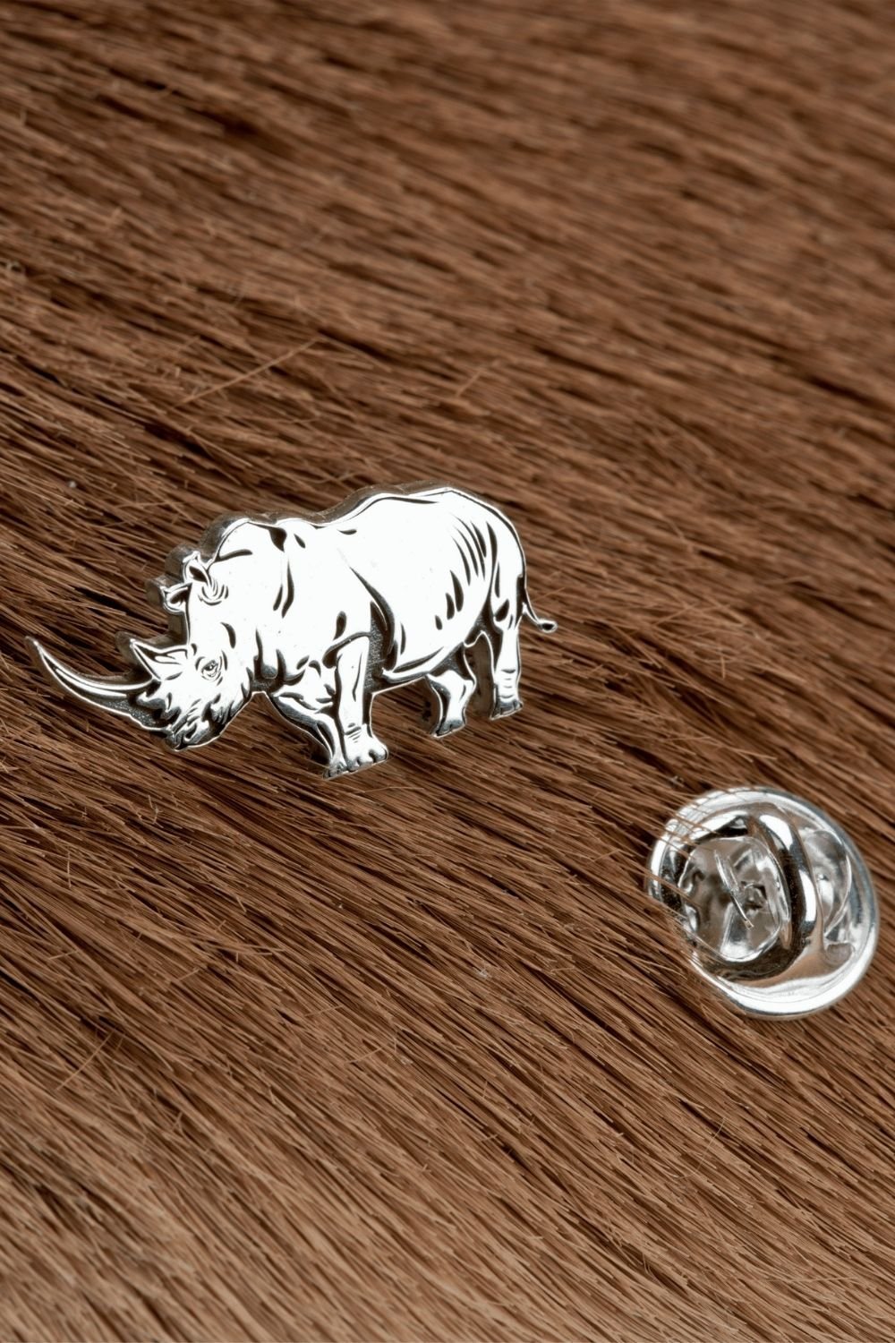 Melinka Accessories-Rhino Gümüş Broş-Broş-2-Milagron.com