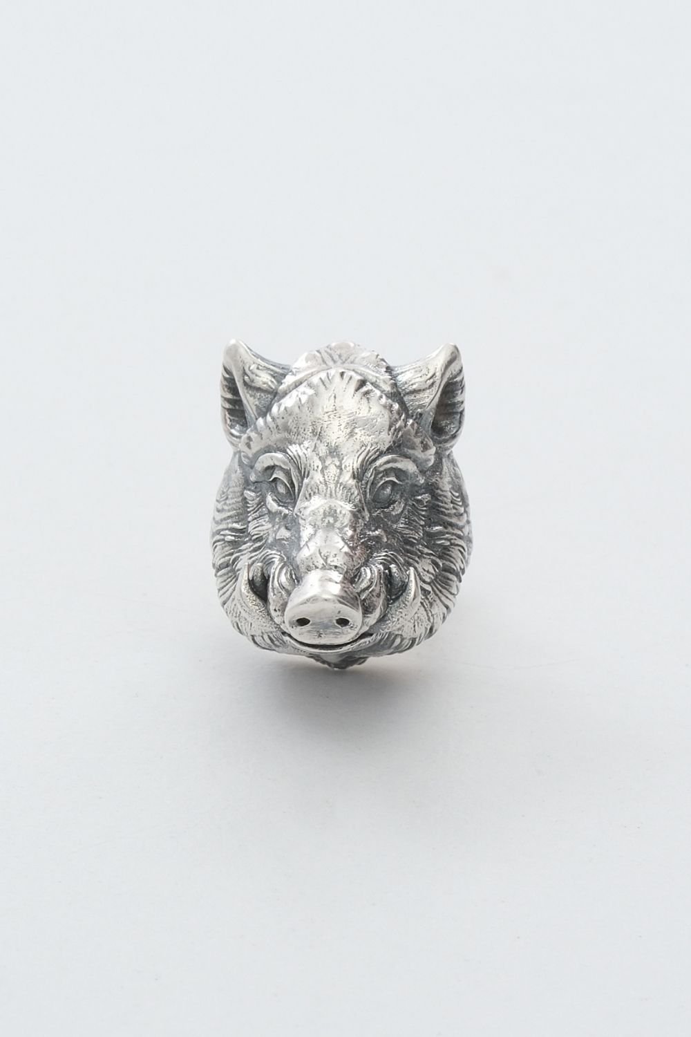 Melinka Accessories-Wild Boar Gümüş Broş 02-Broş-4-Milagron.com