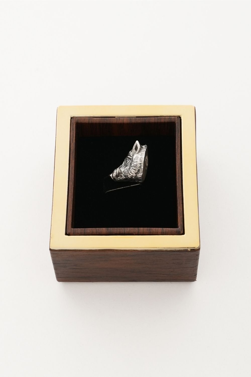 Melinka Accessories-Wild Boar Gümüş Broş 03-Broş-3-Milagron.com