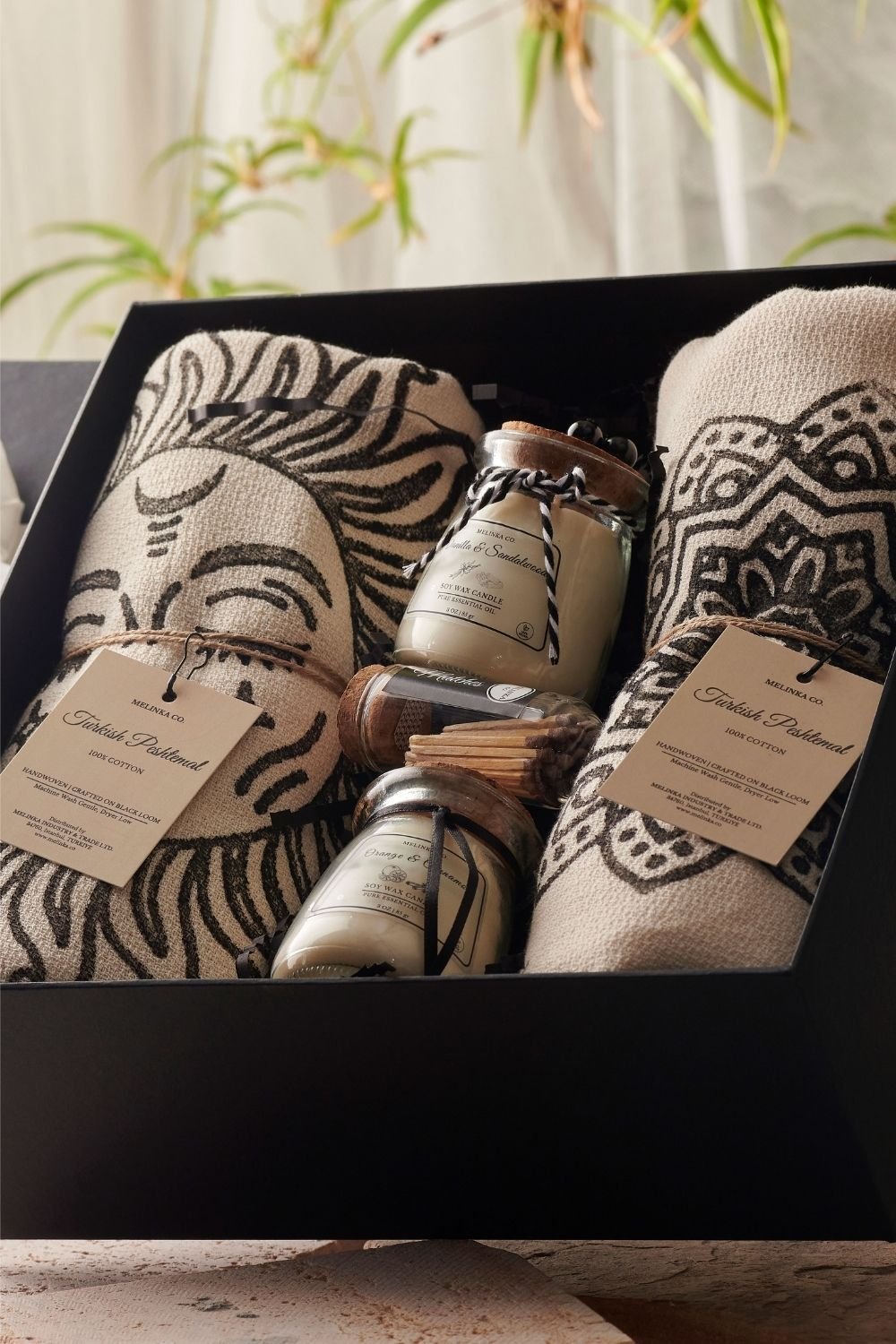 Melinka Co.-Aura Hediye Seti-Havlu & Peştamal-2-Milagron.com