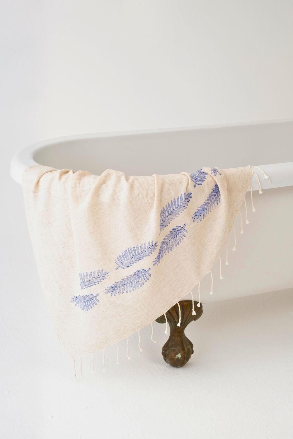 Melinka Co.-Flora Peştemal Mavi-Havlu & Peştamal-3-Milagron.com