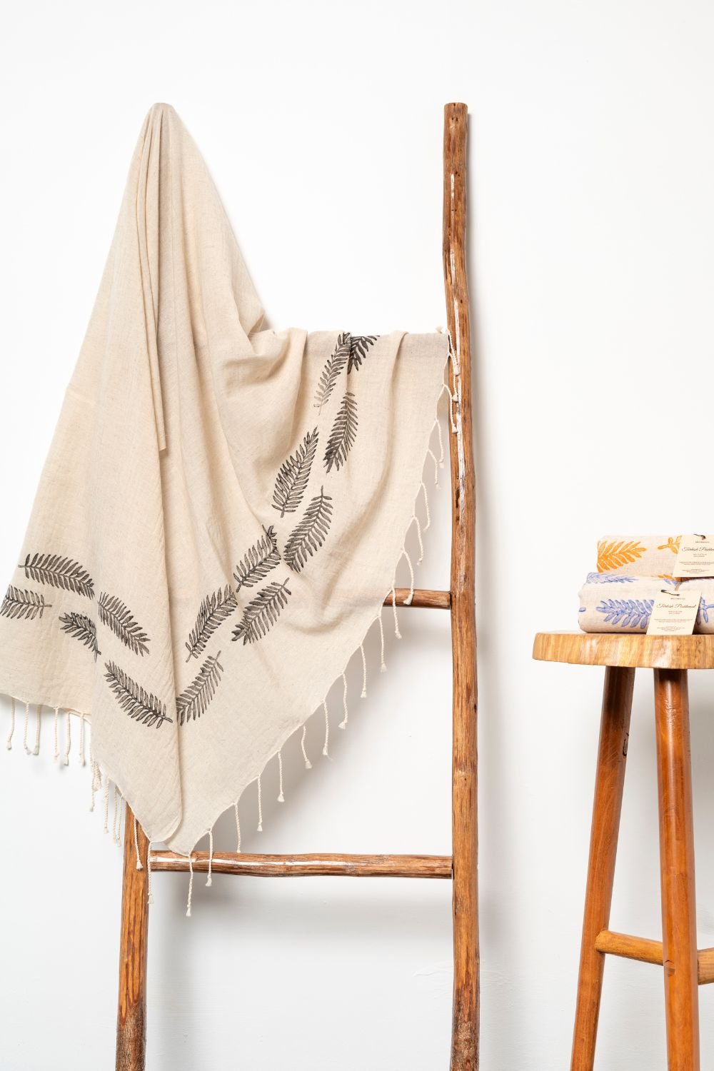 Melinka Co.-Flora Peştemal Siyah-Havlu & Peştamal-4-Milagron.com