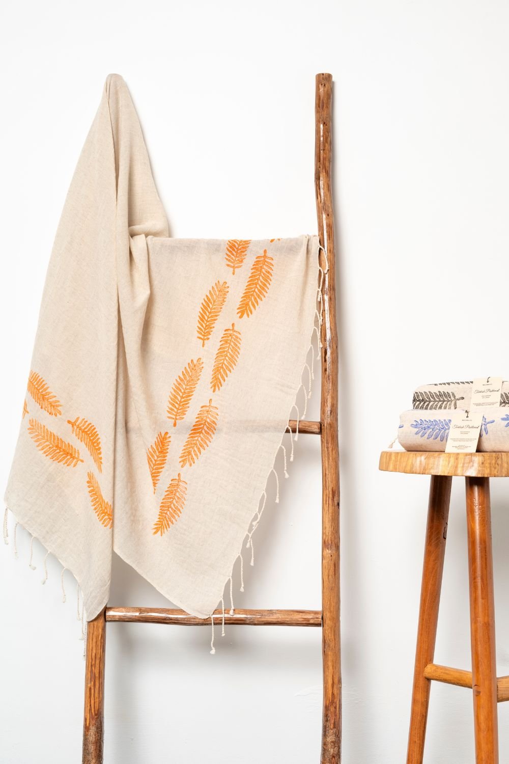 Melinka Co.-Flora Peştemal Turuncu-Havlu & Peştamal-5-Milagron.com