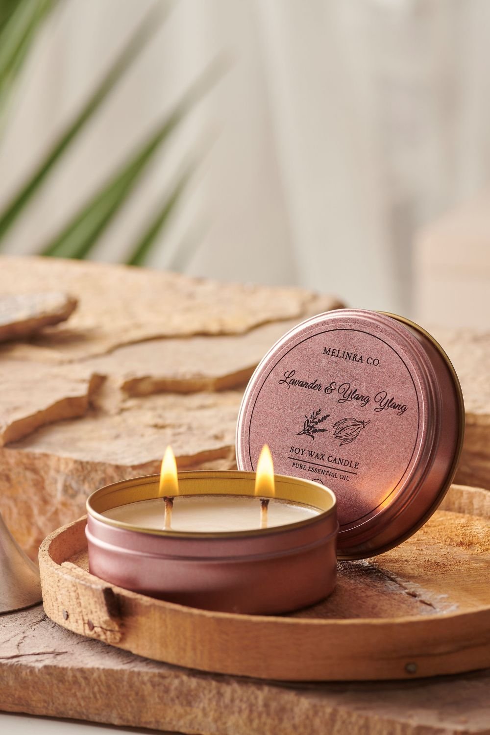 Melinka Co.-Lavanta & Ylang Ylang Soya Mumu Luna Serisi-Mum-2-Milagron.com