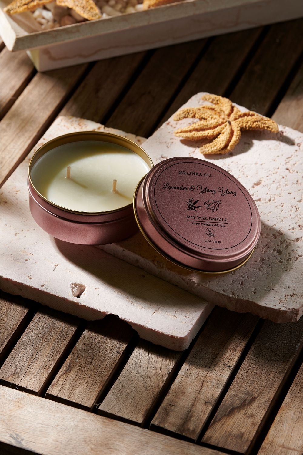 Melinka Co.-Lavanta & Ylang Ylang Soya Mumu Luna Serisi-Mum-3-Milagron.com