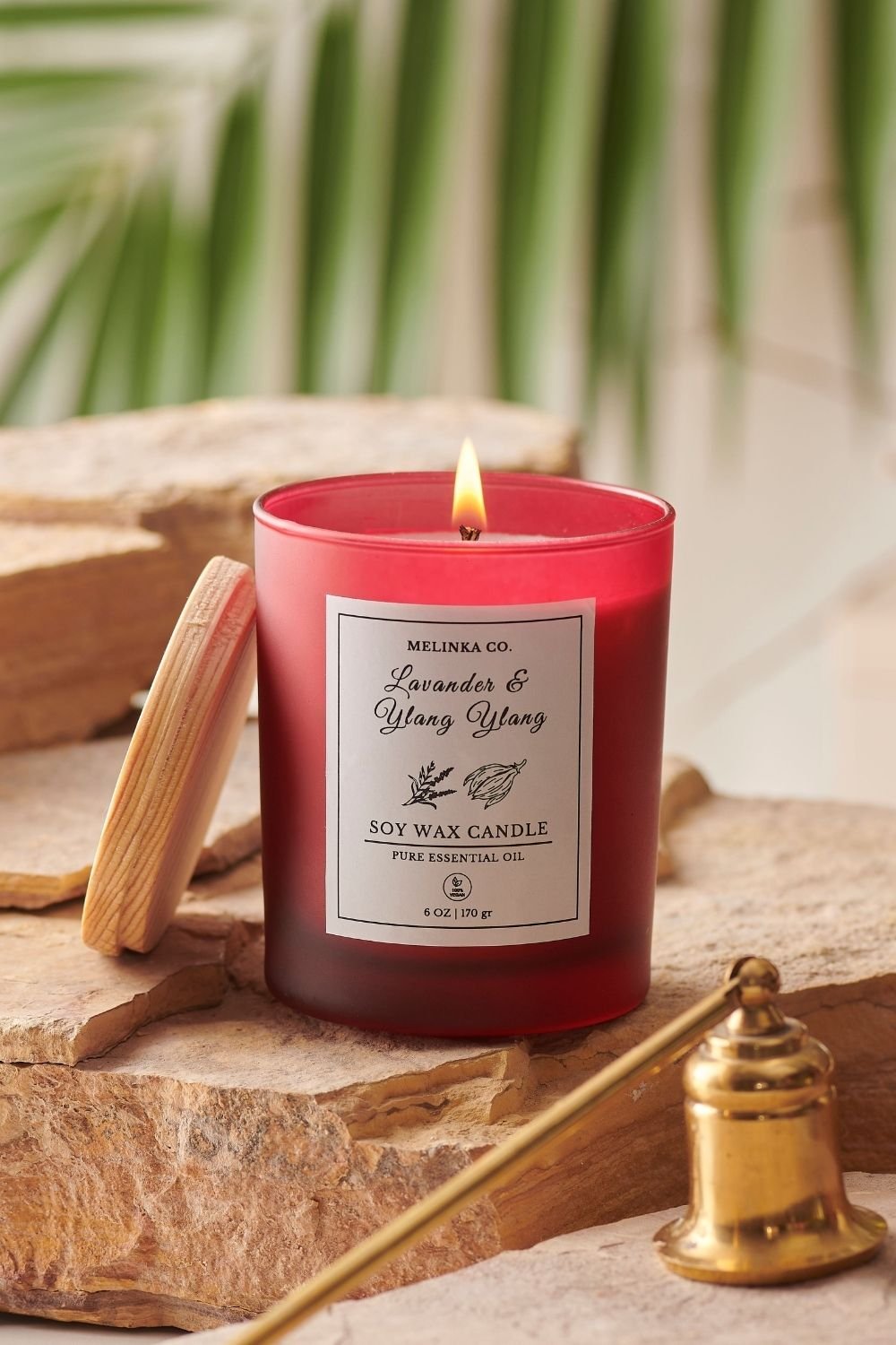 Melinka Co.-Lavanta & Ylang Ylang Soya Mumu Sol Serisi-Mum-1-Milagron.com