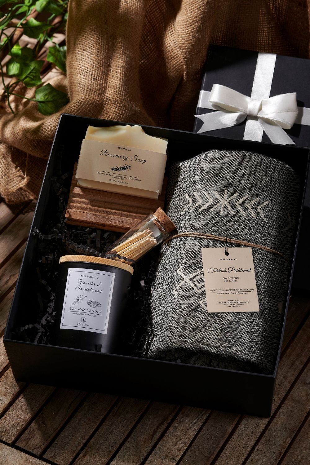 Melinka Co.-Mimosa Hediye Seti-Havlu & Peştamal-1-Milagron.com