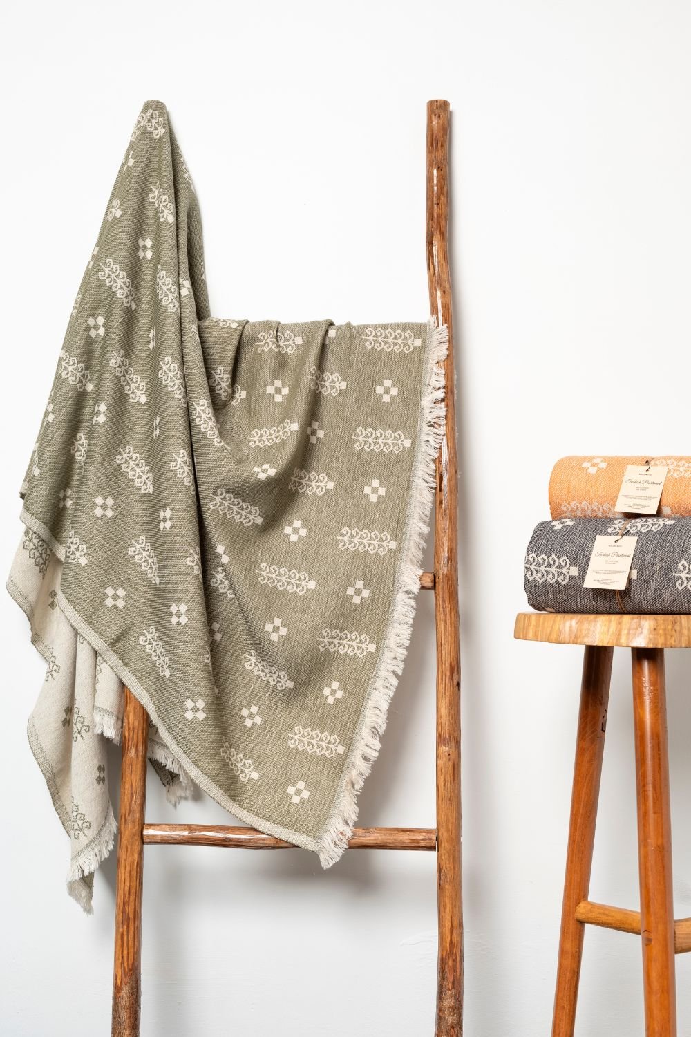 Melinka Co.-Silva Peştemal Haki-Havlu & Peştamal-5-Milagron.com